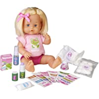 Nenuco - Cura Sana- muñeca para Jugar a los médicos con tu bebé- con tiritas de Colores y el Kit médico para Curar a la…